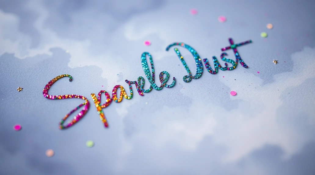 Close-up of the words 