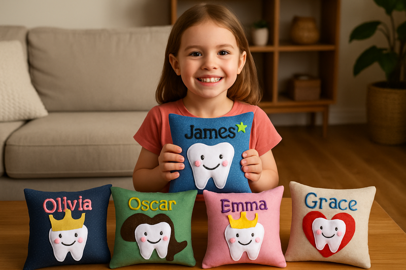 inished tooth fairy pillows collection